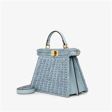 fendi peekaboo raffia|Peekaboo ISeeU Small .